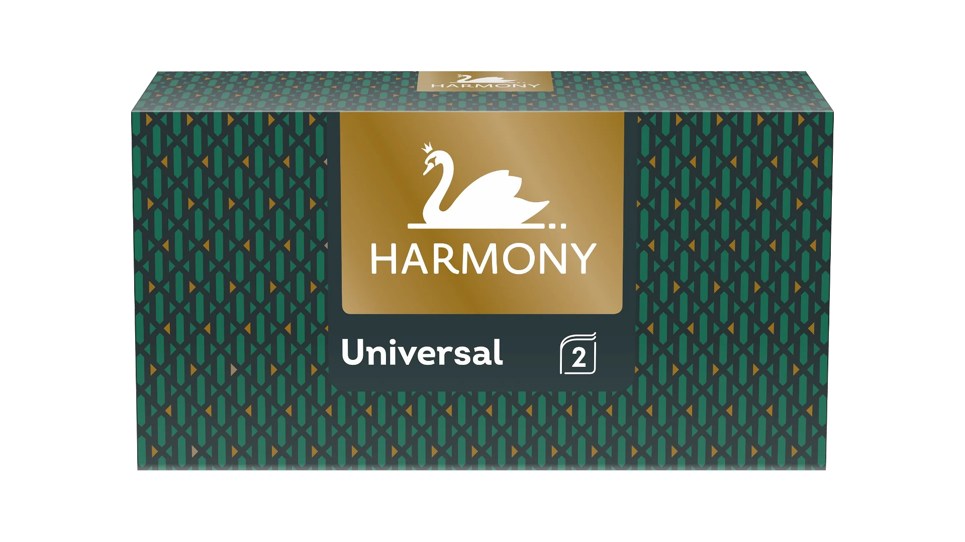 Kozmetické utierky 2-vrstvové 150ks box Harmony